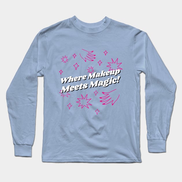 Beauty bloggers create makeup magic Long Sleeve T-Shirt by Hermit-Appeal